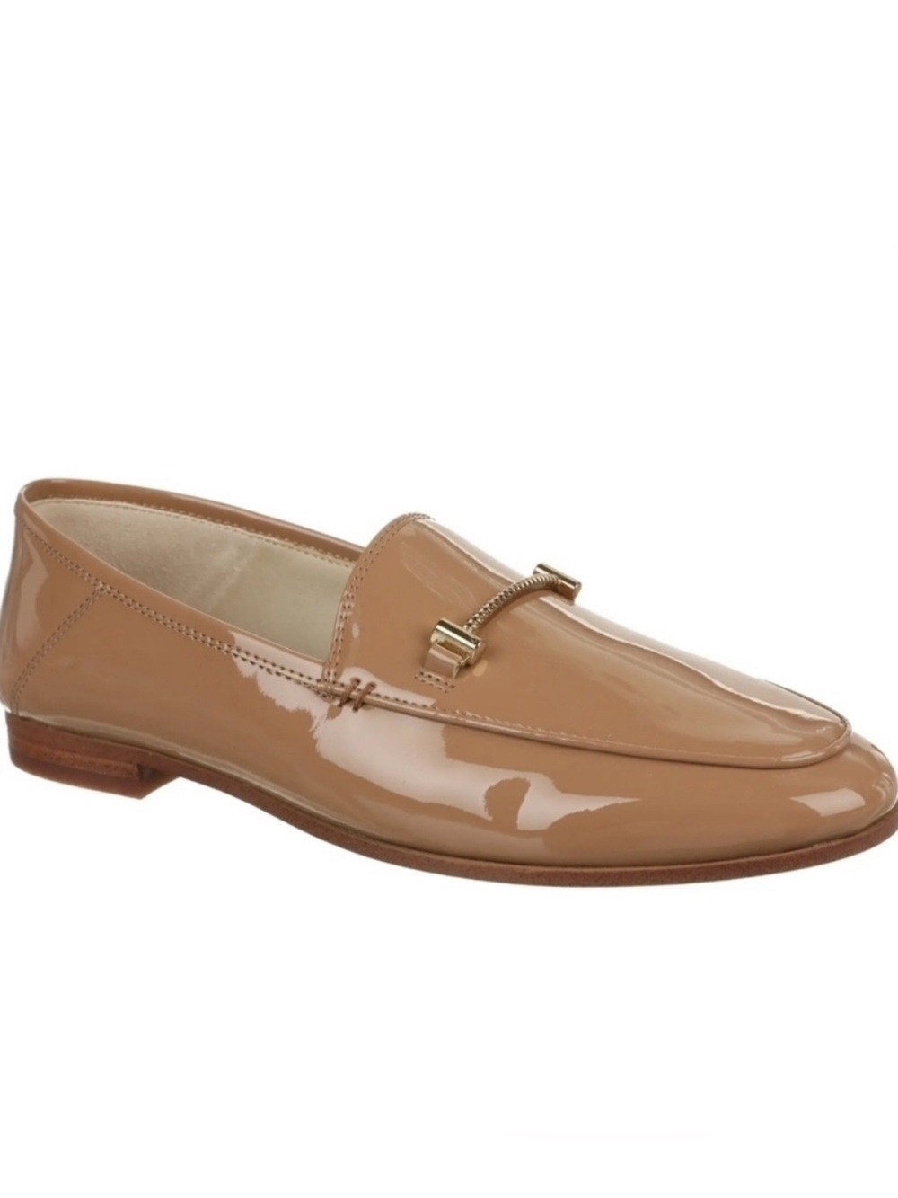 Sam Edelman Loraine Tan Patent Leather Loafers